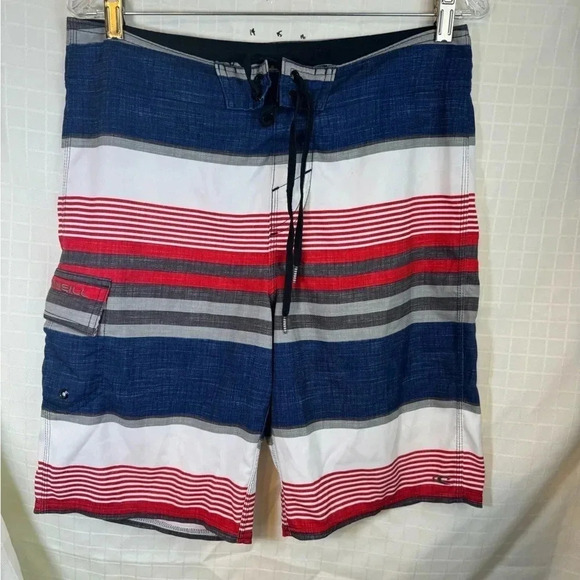 O'Neill Other - O'neill Men's Swim Trunks Red/White/Blue Size 30